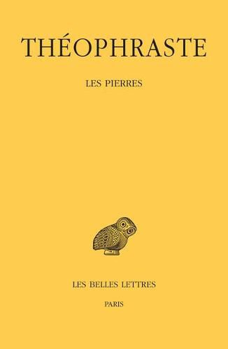 Cover image for Theophraste, Les Pierres