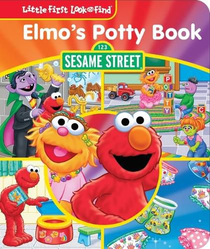 Cover image for Sesame Street: Elmo's Potty Book Little First Look and Find: Little First Look and Find