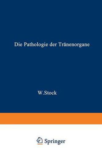 Cover image for Die Pathologie Der Tranenorgane