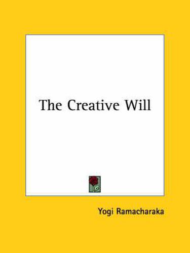 Cover image for The Creative Will