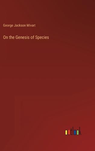 Cover image for On the Genesis of Species