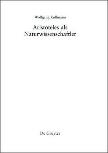 Aristoteles ALS Naturwissenschaftler