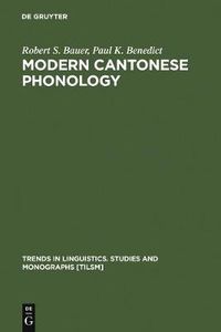 Cover image for Modern Cantonese Phonology