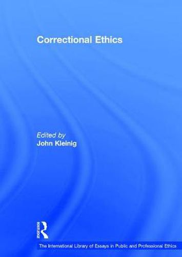 Cover image for Correctional Ethics