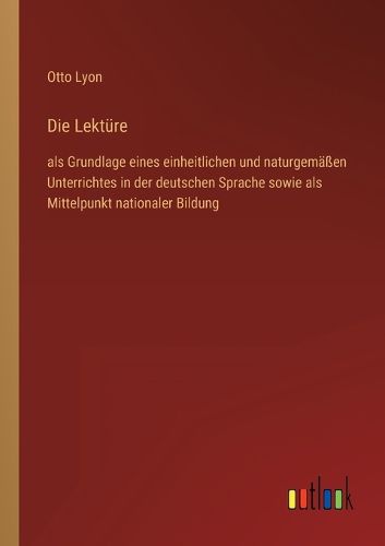 Cover image for Die Lektuere