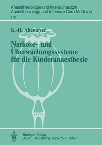 Cover image for Narkose- Und Uberwachungssysteme Fur Die Kinderanaesthesie