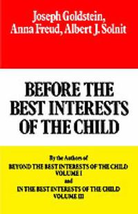Cover image for Before the Best Interests of the Child