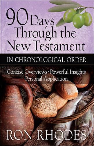 Cover image for 90 Days Through the New Testament in Chronological Order: *Helpful Timeline *Powerful Insights *Personal Application