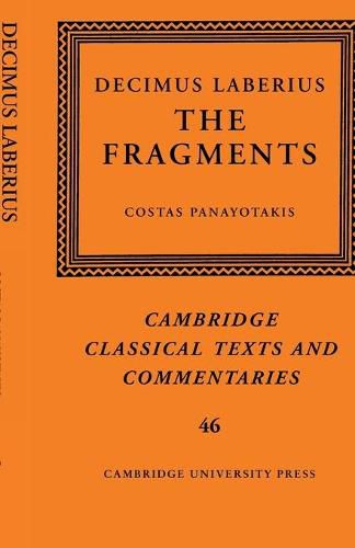 Cover image for Decimus Laberius: The Fragments