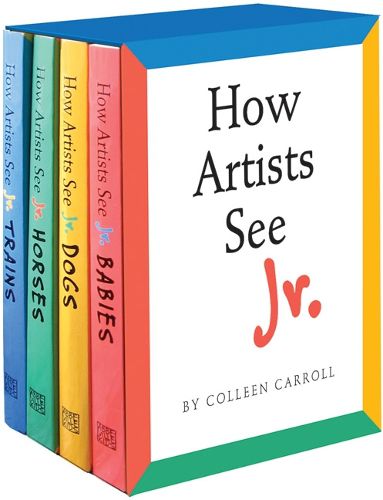 Cover image for How Artists See Jr. Boxed Set: Babies/Dogs/Horses/Trains