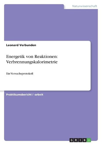Cover image for Energetik von Reaktionen