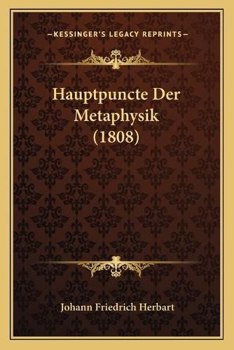 Hauptpuncte Der Metaphysik (1808)