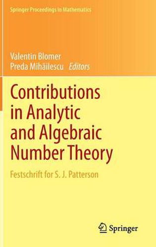 Cover image for Contributions in Analytic and Algebraic Number Theory: Festschrift for S. J. Patterson