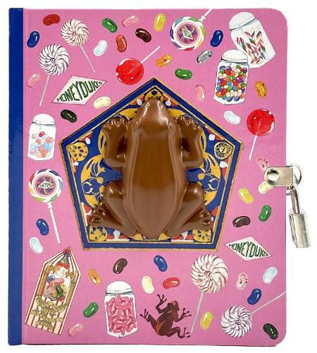 Cover image for Harry Potter: Chocolate Frog Squishy Lock & Key Diary