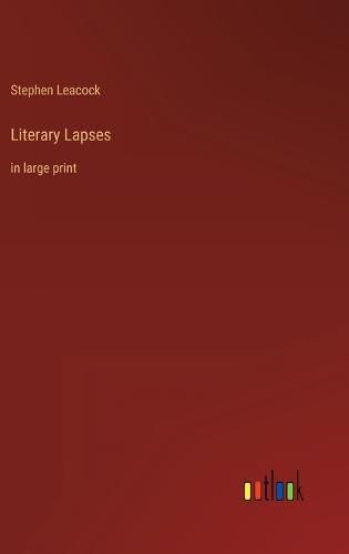 Cover image for Literary Lapses