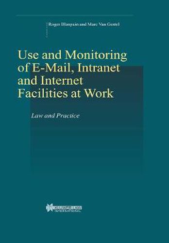 Cover image for On-line Rights for Employees in the Information Society: Use and Monitoring of E-mail and Internet at Work