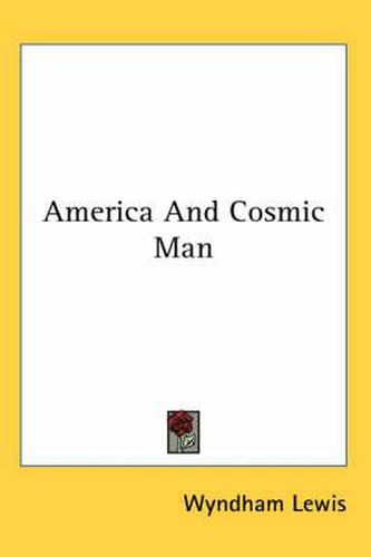 Cover image for America and Cosmic Man