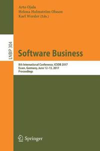 Cover image for Software Business: 8th International Conference, ICSOB 2017, Essen, Germany, June 12-13, 2017, Proceedings