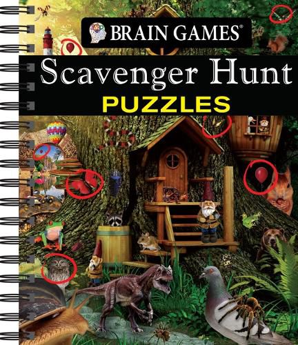 Cover image for Brain Games Scavenger Hunt Puzzles