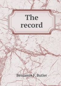 Cover image for The record