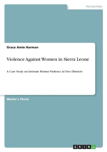 Cover image for Violence Against Women in Sierra Leone