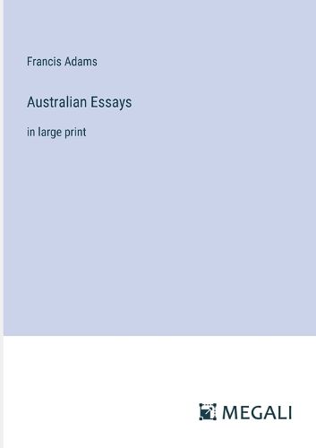 Cover image for Australian Essays