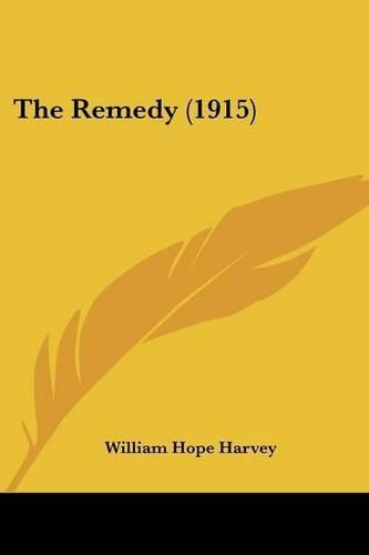 Cover image for The Remedy (1915)