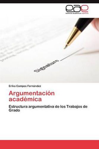 Cover image for Argumentacion academica