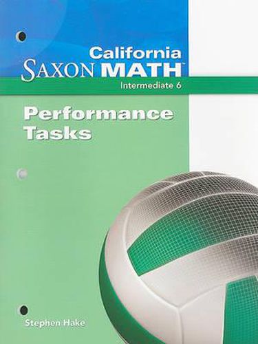 Cover image for Saxon Math 6: Performance Tasks