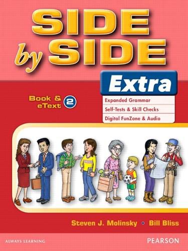 Cover image for Side by Side Extra 2 Student Book & eText