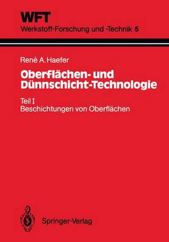 Cover image for Oberflachen- Und Dunnschicht-Technologie