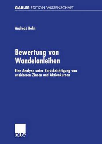 Cover image for Bewertung von Wandelanleihen