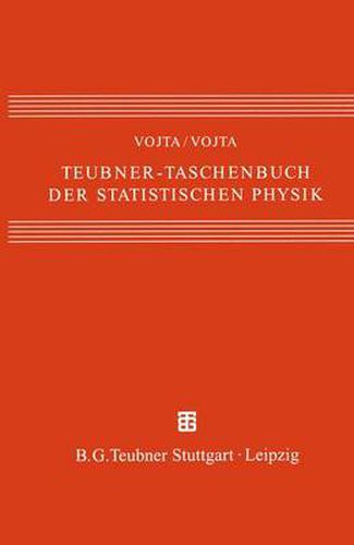 Cover image for Teubner-Taschenbuch der Statistischen Physik