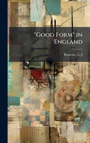 Cover image for "Good Form" in England