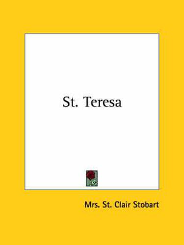 Cover image for St. Teresa