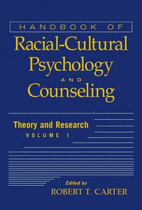 Cover image for Handbook of Racial-cultural Psychology and Counseling