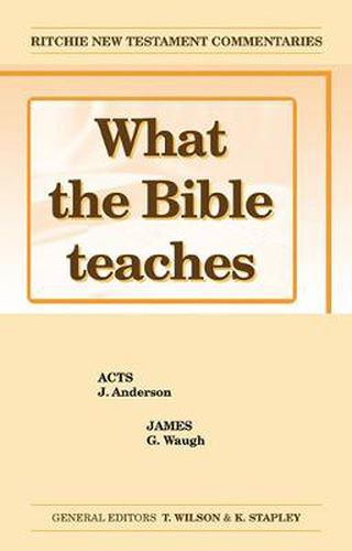 Cover image for What the Bible Teaches - Acts