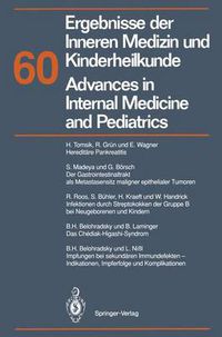 Cover image for Ergebnisse der Inneren Medizin und Kinderheilkunde/Advances in Internal Medicine and Pediatrics