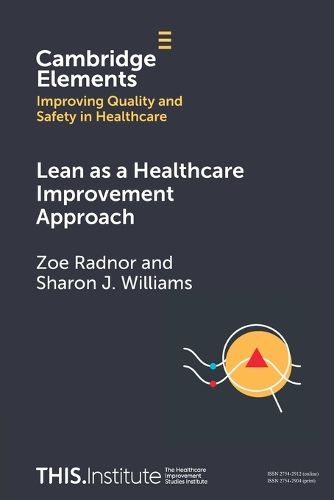 Cover image for Lean as a Healthcare Improvement Approach