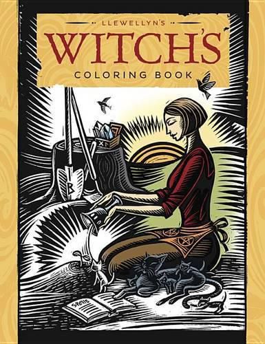 Cover image for Llewellyn's Witch's Coloring Book