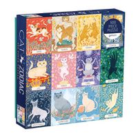 Cover image for Cat Zodiac 500 Piece Puzzle