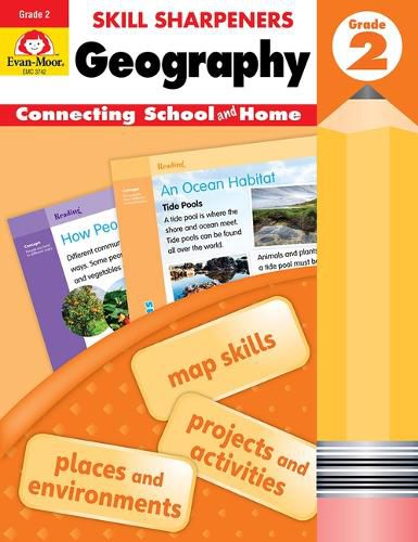 Skill Sharpeners: Geography, Grade 2 Workbook