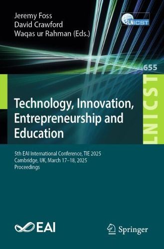Cover image for Technology, Innovation, Entrepreneurship and Education