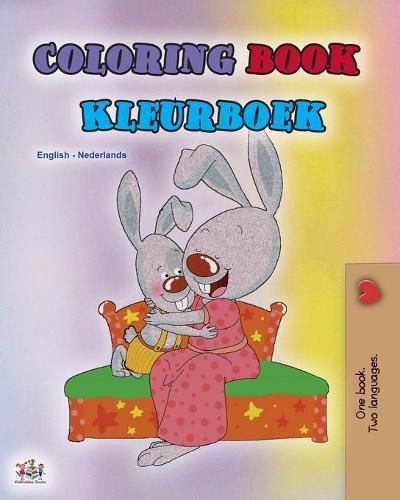 Cover image for Coloring book #1 (English Dutch Bilingual edition): Language learning colouring and activity book
