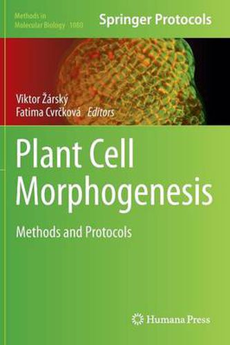 Cover image for Plant Cell Morphogenesis: Methods and Protocols