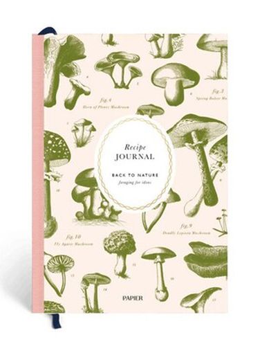 Cover image for Papier -  Mushroom - Hardcover Notebook - A5 - Recipe Journal