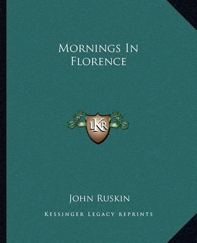 Cover image for Mornings in Florence