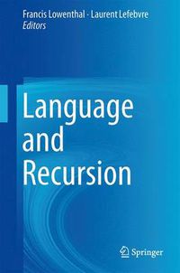 Cover image for Language and Recursion