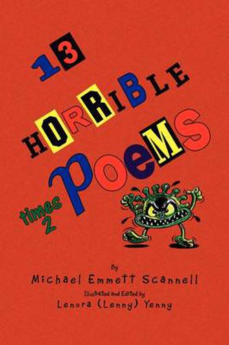 Cover image for 13 Horrible Poems Times 2