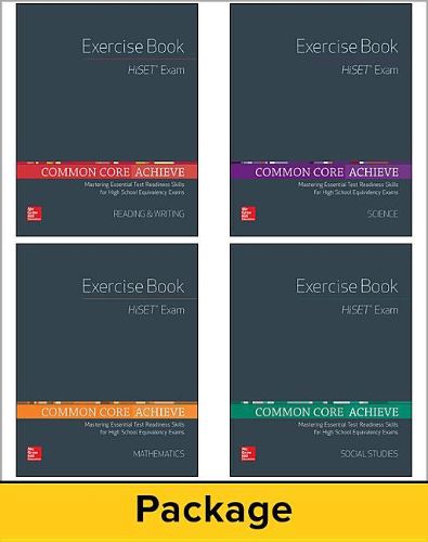 Cover image for Common Core Achieve, Hiset Exercise Book 5 Copy Set